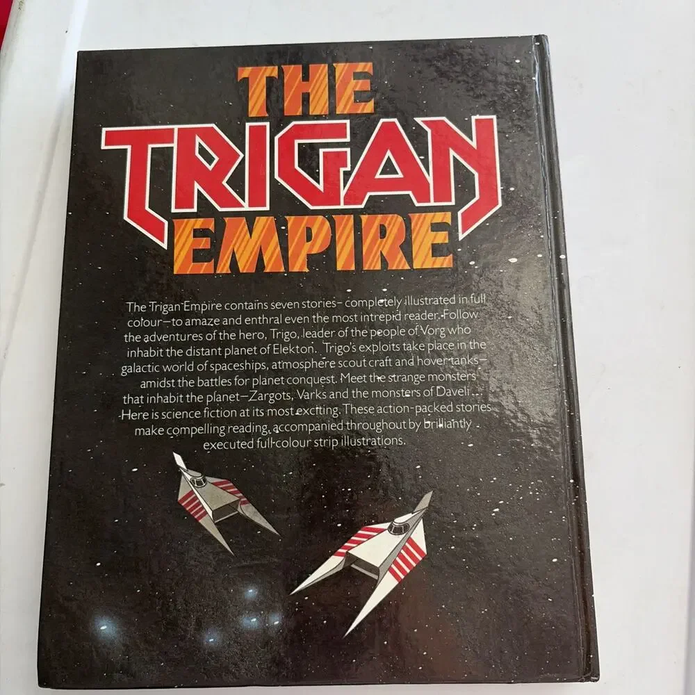 Trigan Empire Don Lawrence HC 1978 IPC Sci Fi Comic Art Book Hardcover